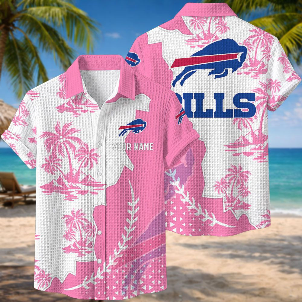 Buffalo Bills NFL Waffle Hawaiian Shirt PBL8MQH