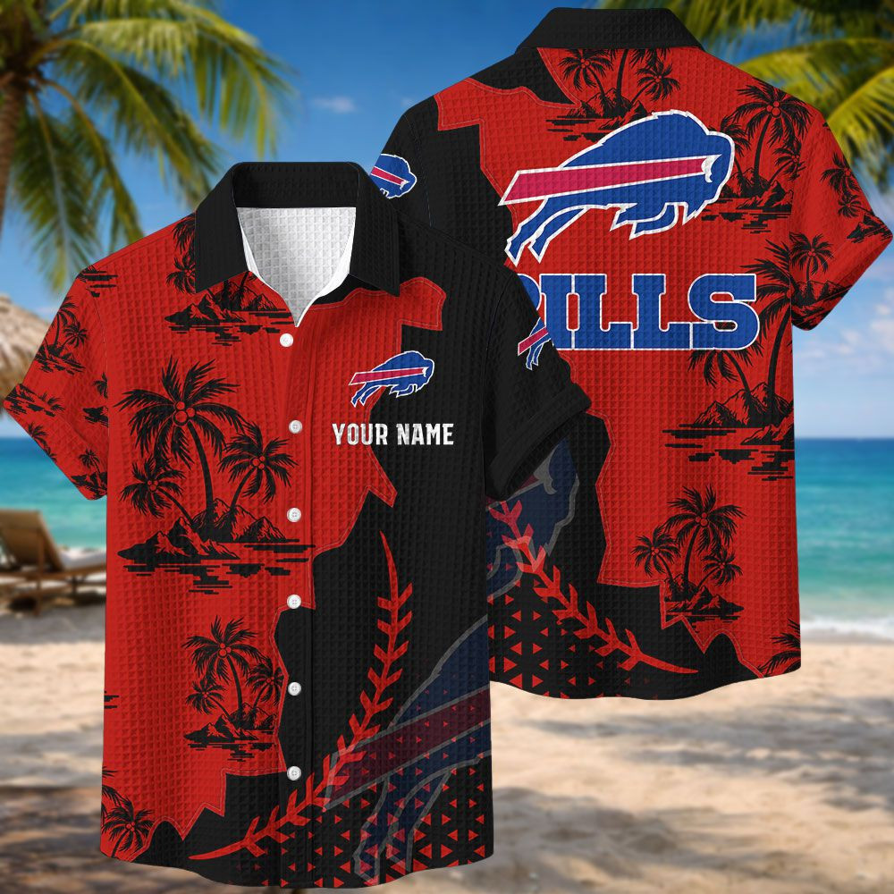 Buffalo Bills NFL Waffle Hawaiian Shirt PBL8MQH