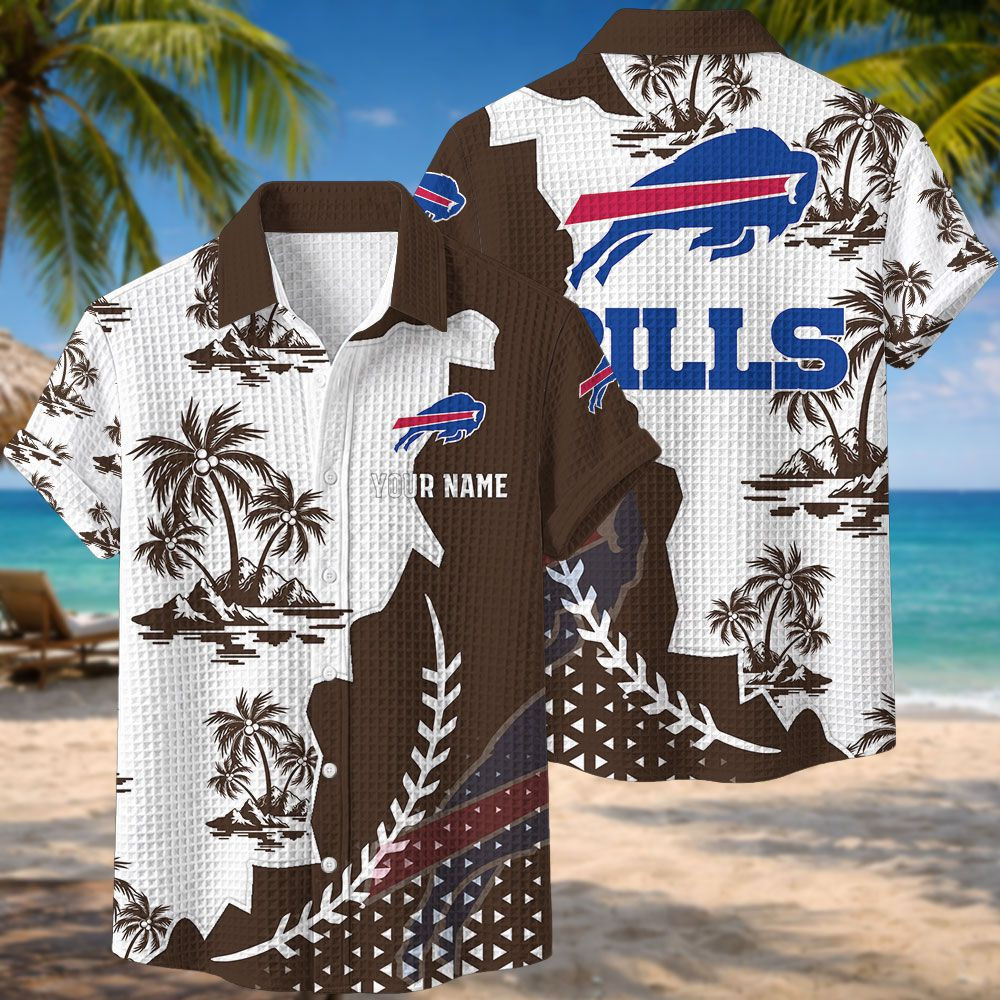 Buffalo Bills NFL Waffle Hawaiian Shirt PBL8MQH