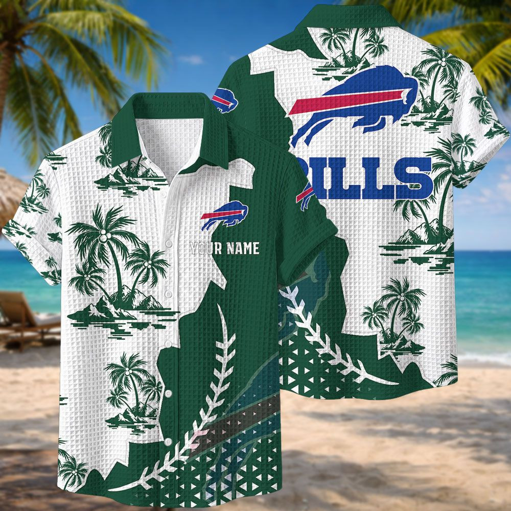 Buffalo Bills NFL Waffle Hawaiian Shirt PBL8MQH