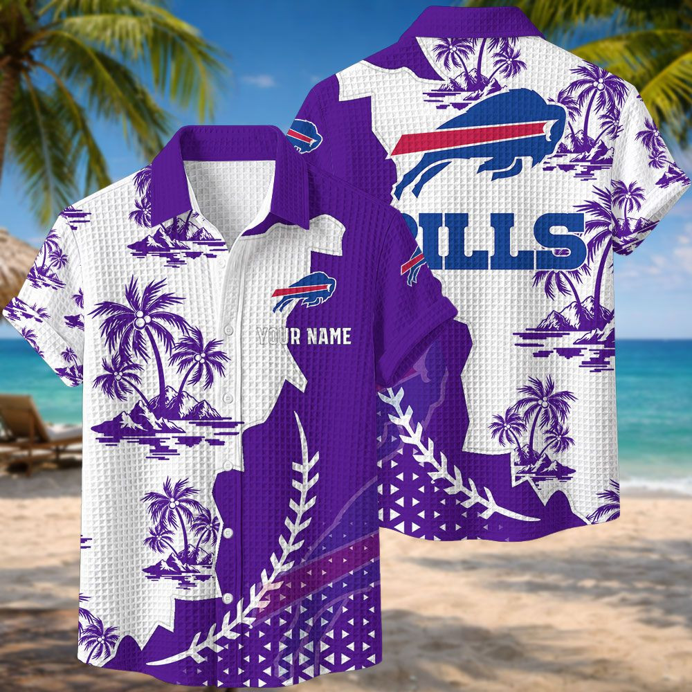 Buffalo Bills NFL Waffle Hawaiian Shirt PBL8MQH
