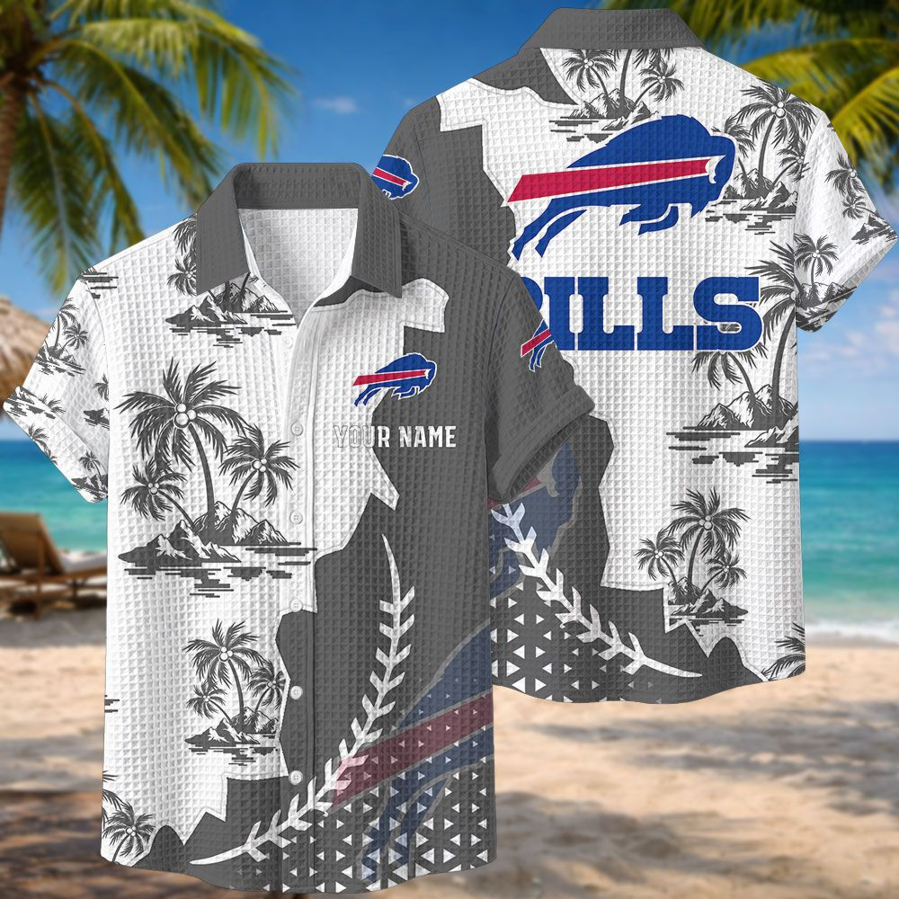 Buffalo Bills NFL Waffle Hawaiian Shirt PBL8MQH