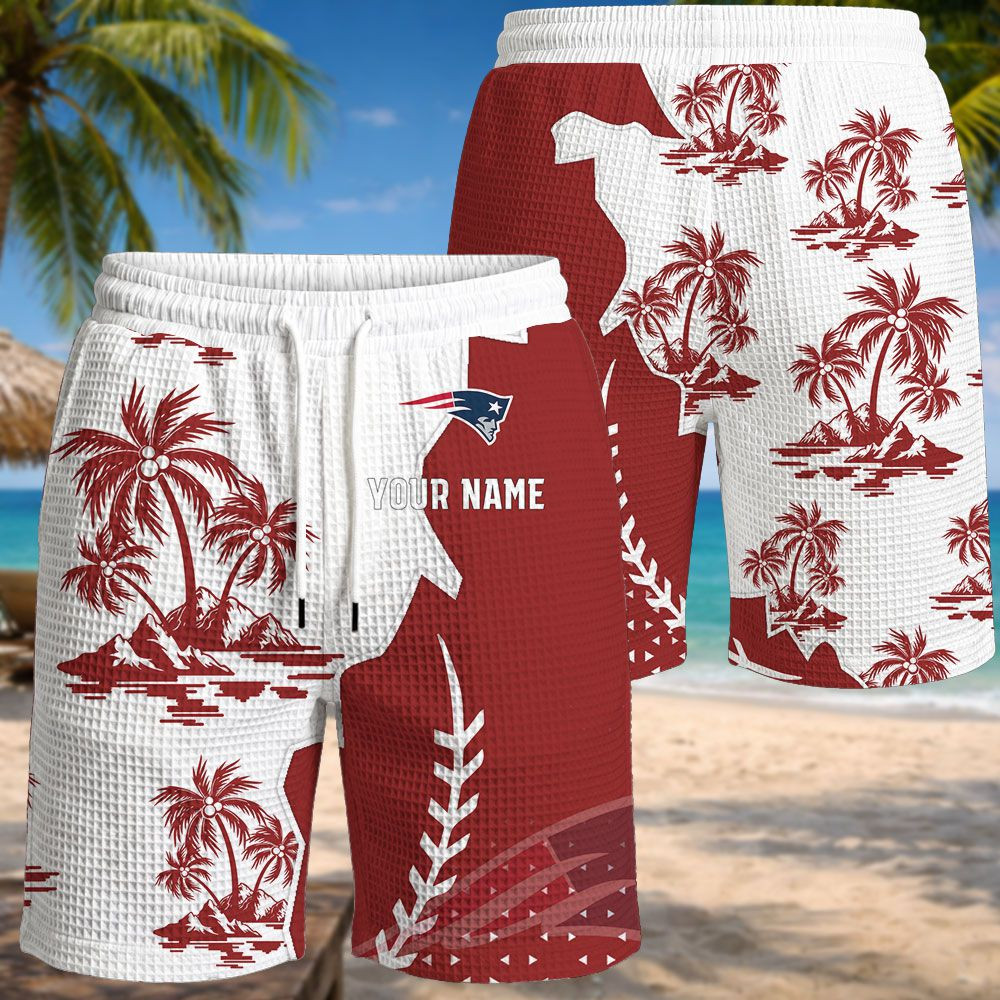 New England Patriots NFL Waffle Hawaiian Shirt PBXVNS0
