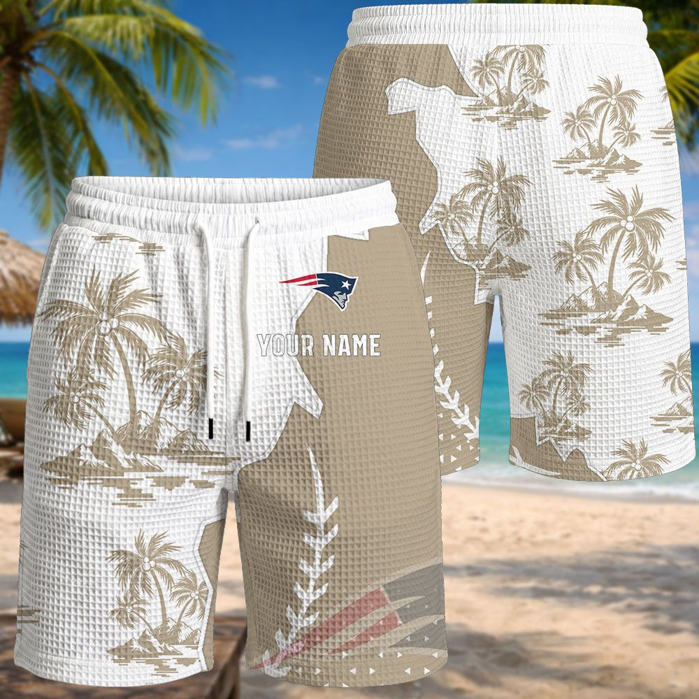 New England Patriots NFL Waffle Hawaiian Shirt PBXVNS0