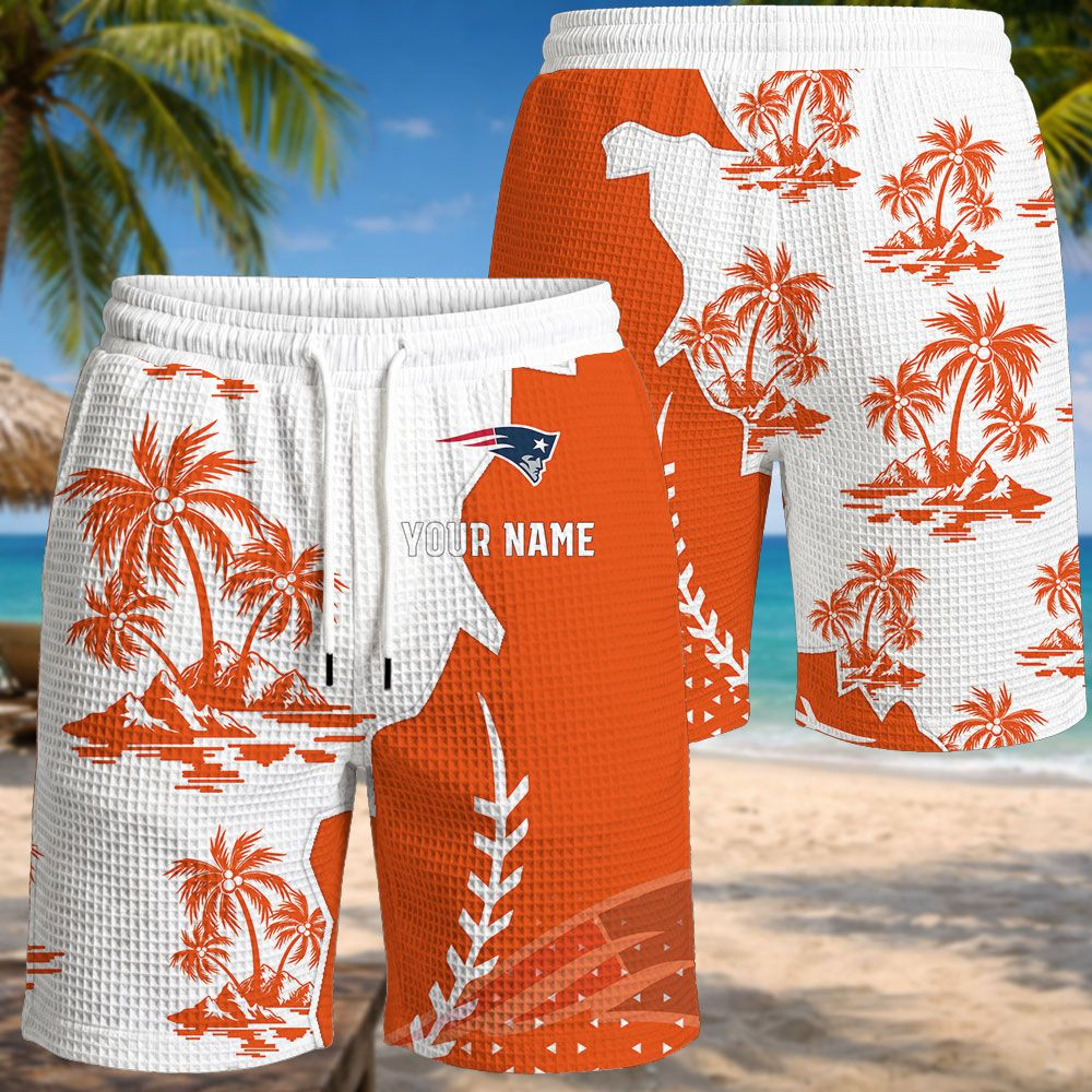 New England Patriots NFL Waffle Hawaiian Shirt PBXVNS0