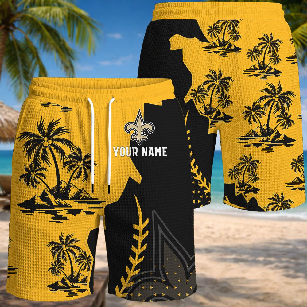New Orleans Saints NFL Waffle Hawaiian Shirt PB7B4B3
