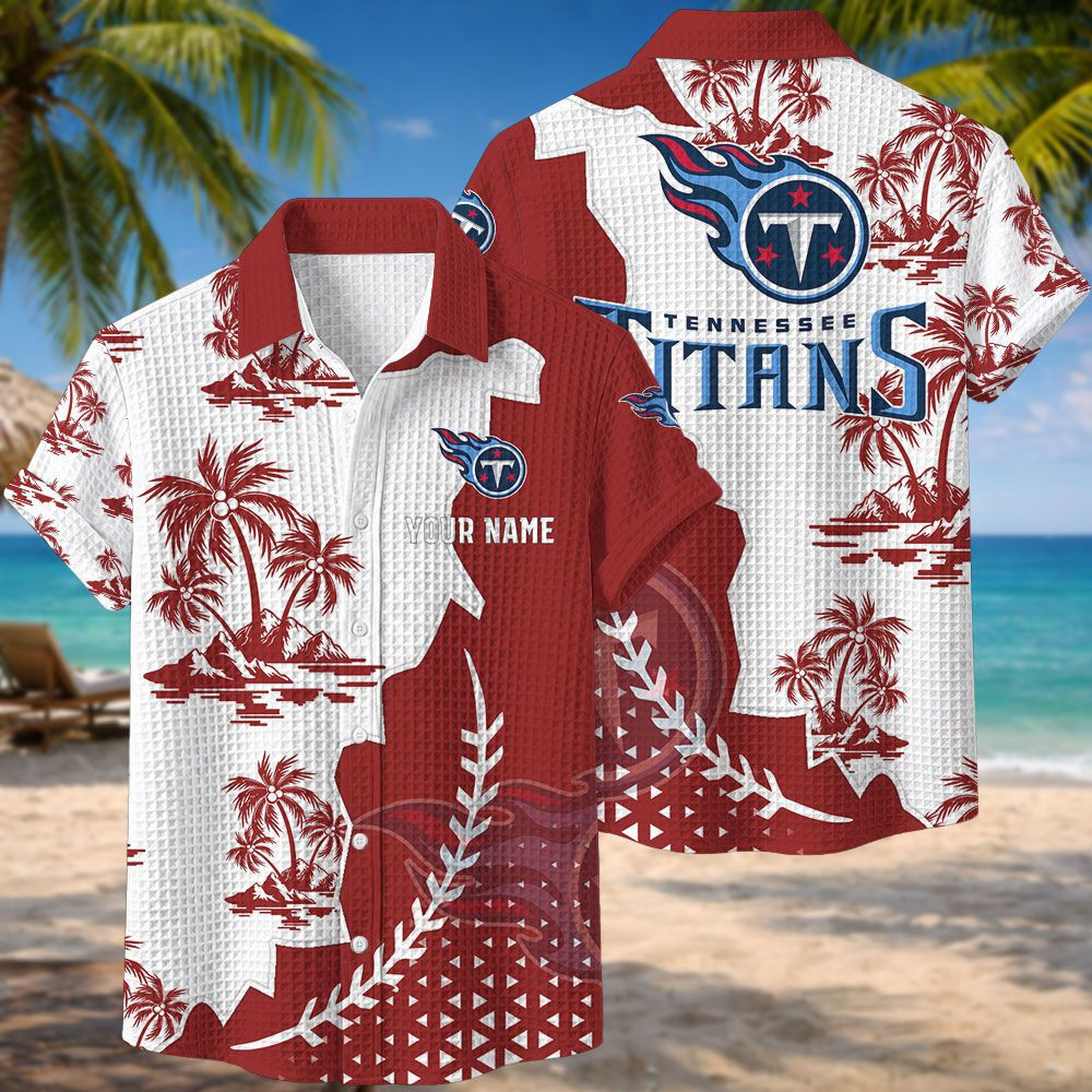Tennessee Titans NFL Waffle Hawaiian Shirt PBEI32Y