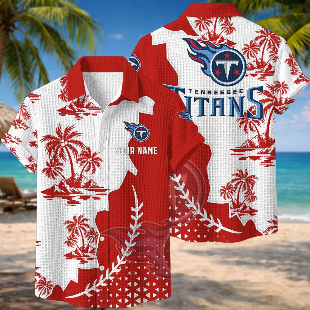 Tennessee Titans NFL Waffle Hawaiian Shirt PBEI32Y
