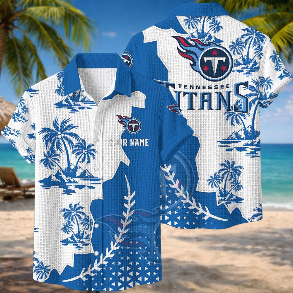 Tennessee Titans NFL Waffle Hawaiian Shirt PBEI32Y