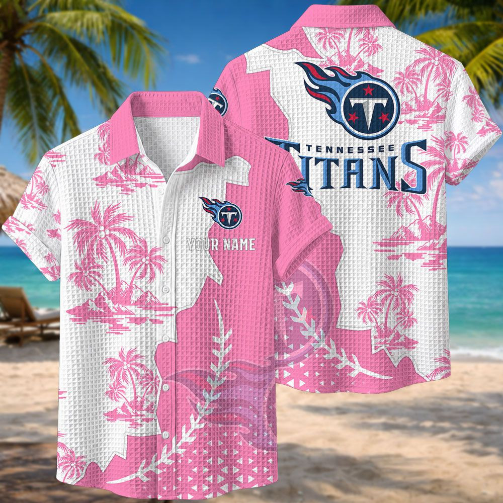 Tennessee Titans NFL Waffle Hawaiian Shirt PBEI32Y