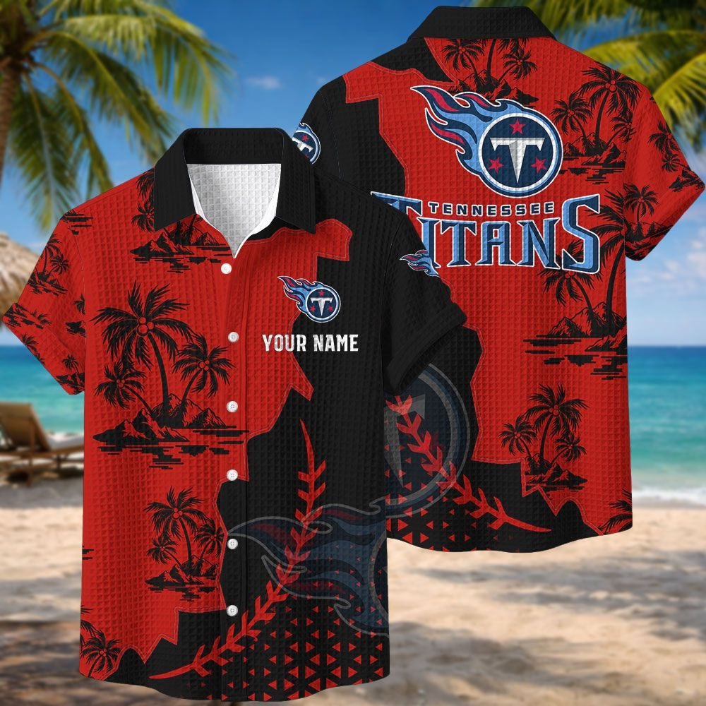 Tennessee Titans NFL Waffle Hawaiian Shirt PBEI32Y