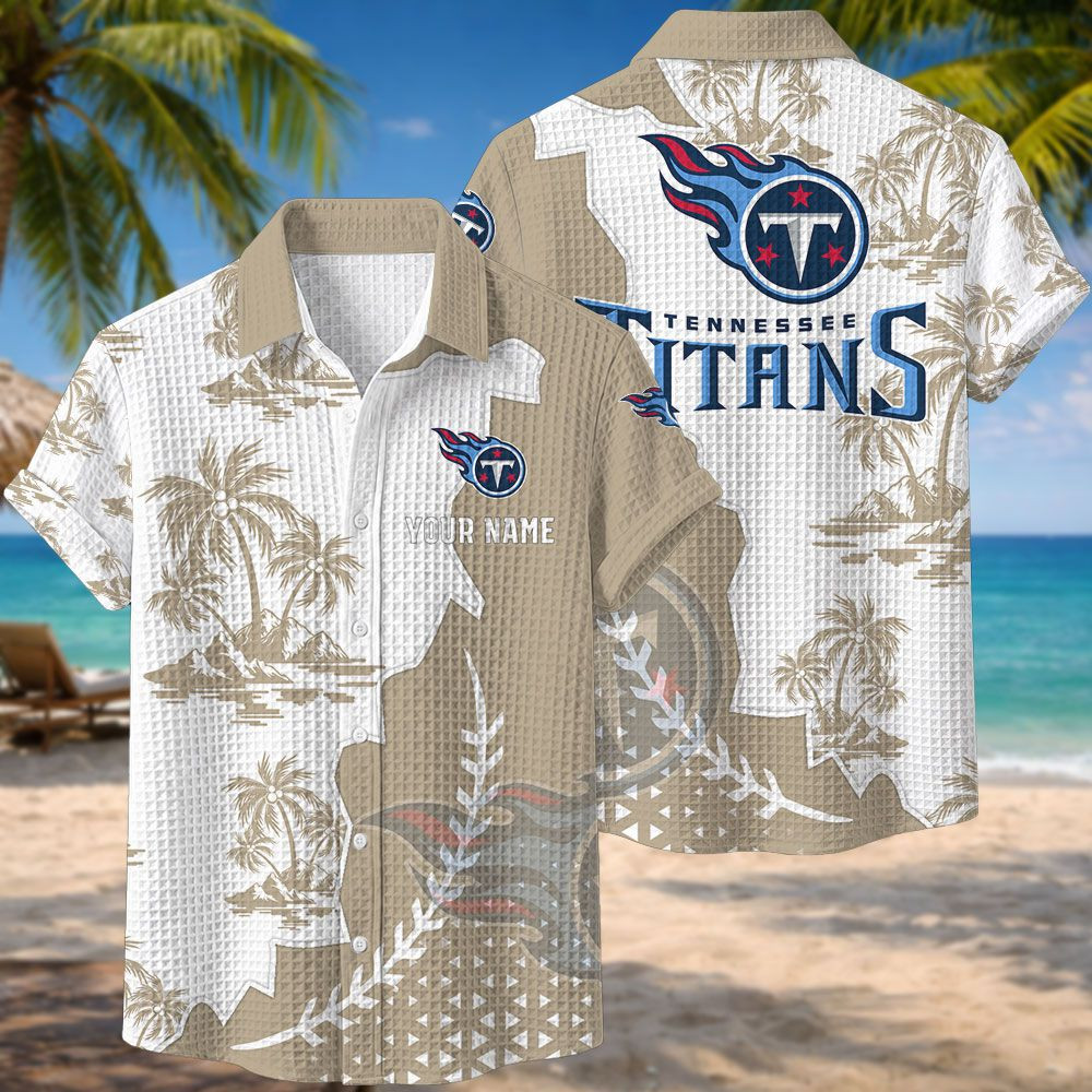Tennessee Titans NFL Waffle Hawaiian Shirt PBEI32Y