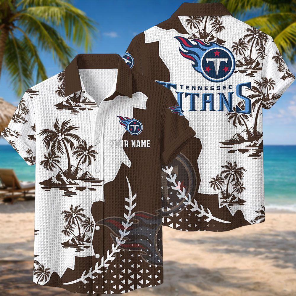 Tennessee Titans NFL Waffle Hawaiian Shirt PBEI32Y