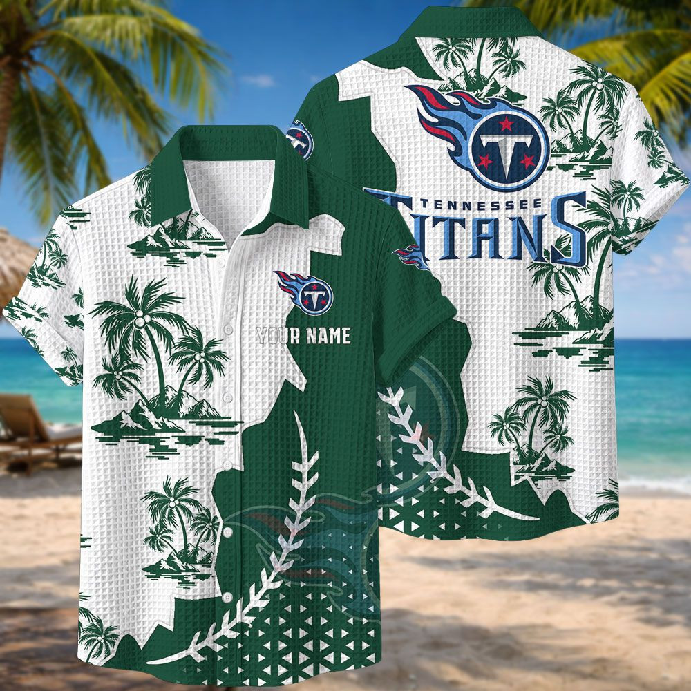 Tennessee Titans NFL Waffle Hawaiian Shirt PBEI32Y