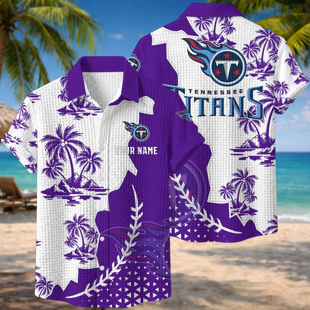 Tennessee Titans NFL Waffle Hawaiian Shirt PBEI32Y