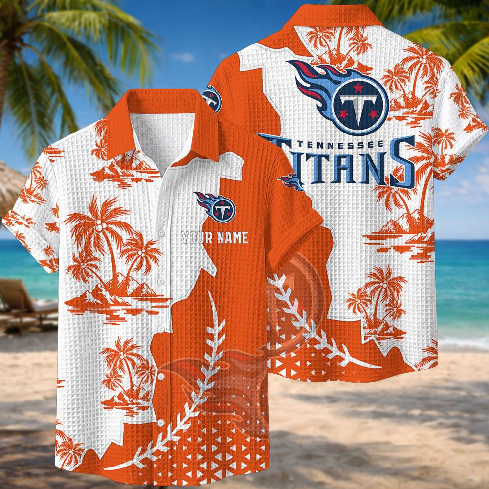 Tennessee Titans NFL Waffle Hawaiian Shirt PBEI32Y
