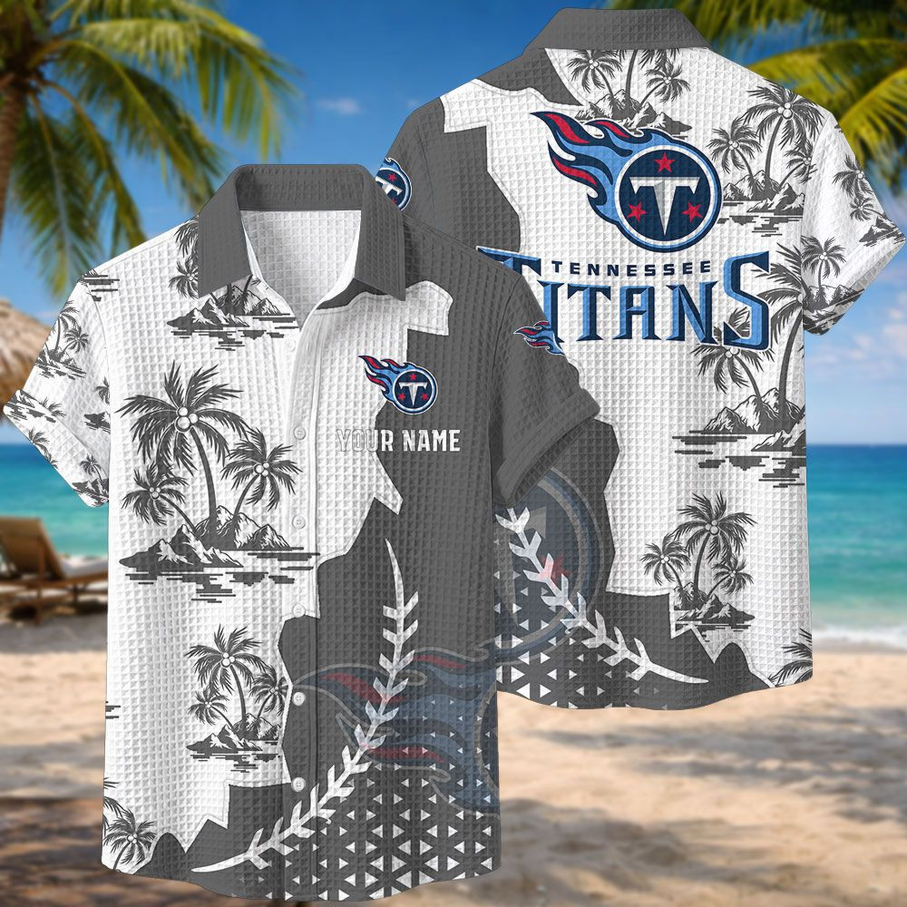 Tennessee Titans NFL Waffle Hawaiian Shirt PBEI32Y