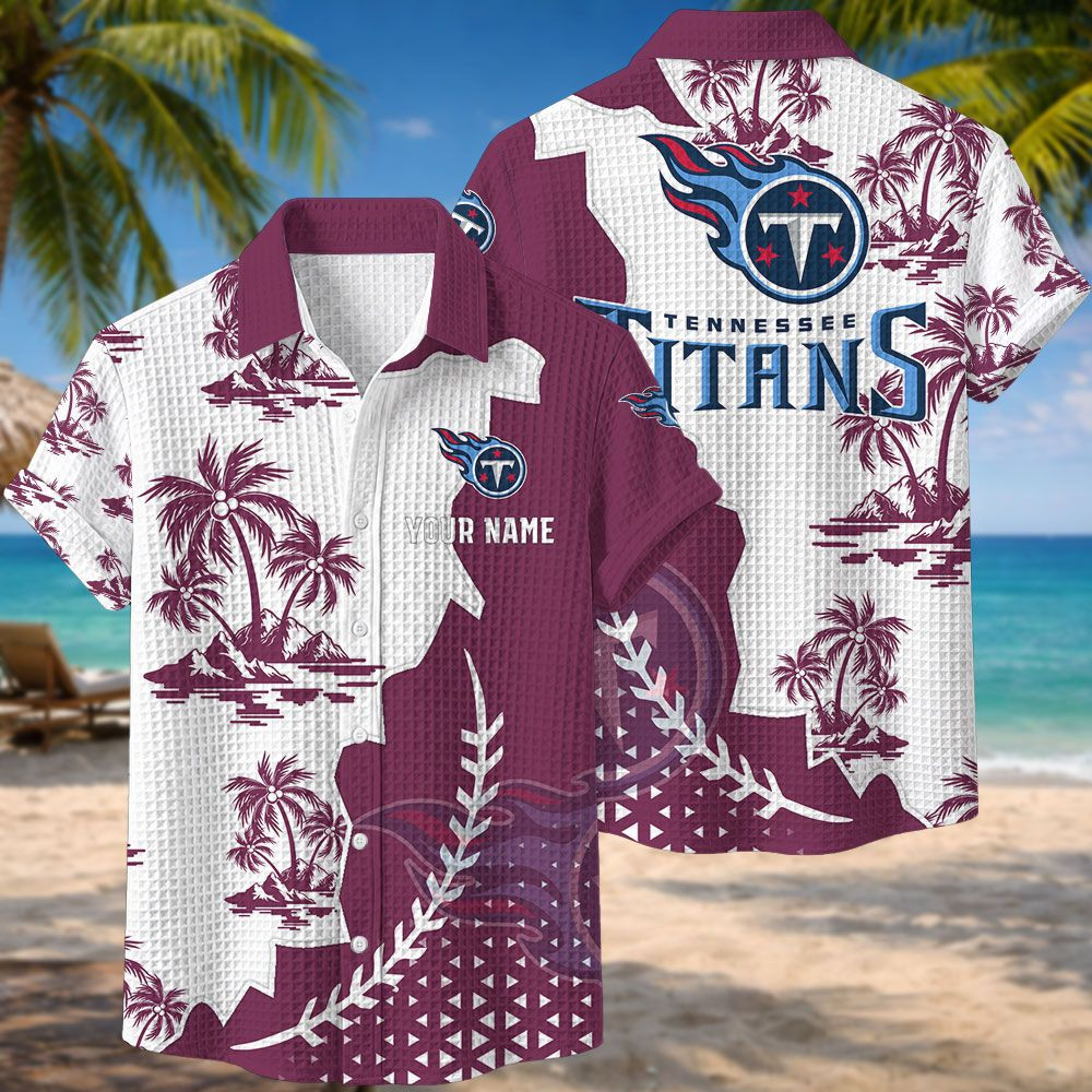 Tennessee Titans NFL Waffle Hawaiian Shirt PBEI32Y