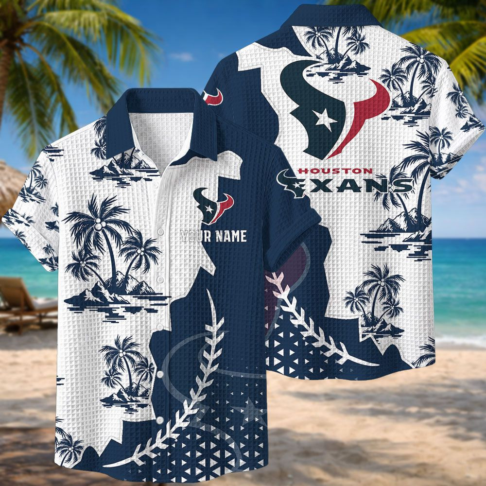 Houston Texans NFL Waffle Hawaiian Shirt BRDCT3DA1333