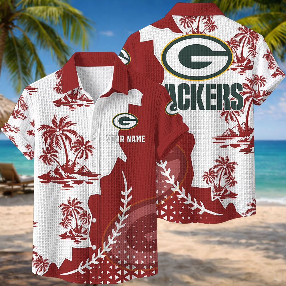 Green Bay Packers NFL Waffle Hawaiian Shirt PBPF2IA