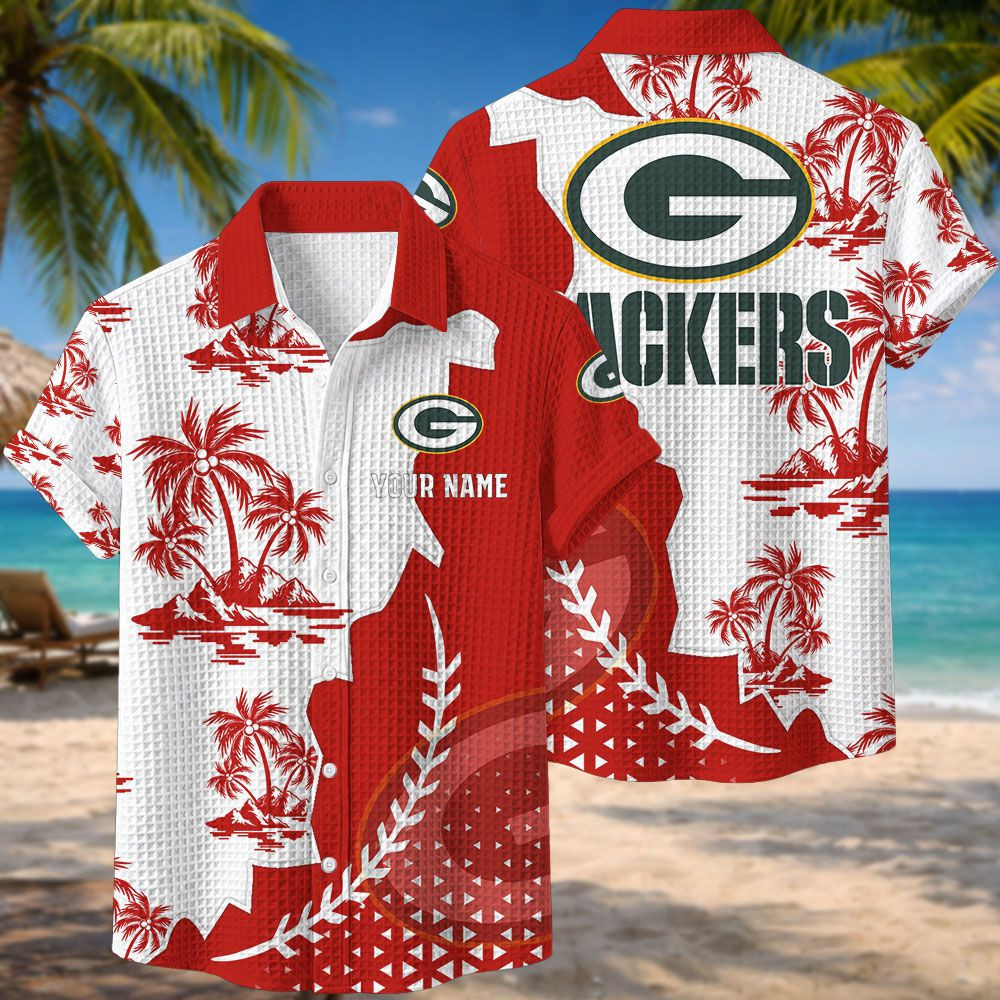 Green Bay Packers NFL Waffle Hawaiian Shirt PBPF2IA