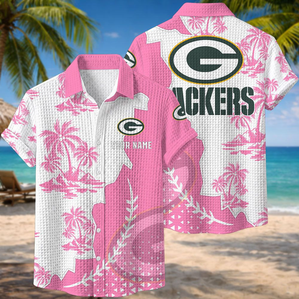 Green Bay Packers NFL Waffle Hawaiian Shirt PBPF2IA