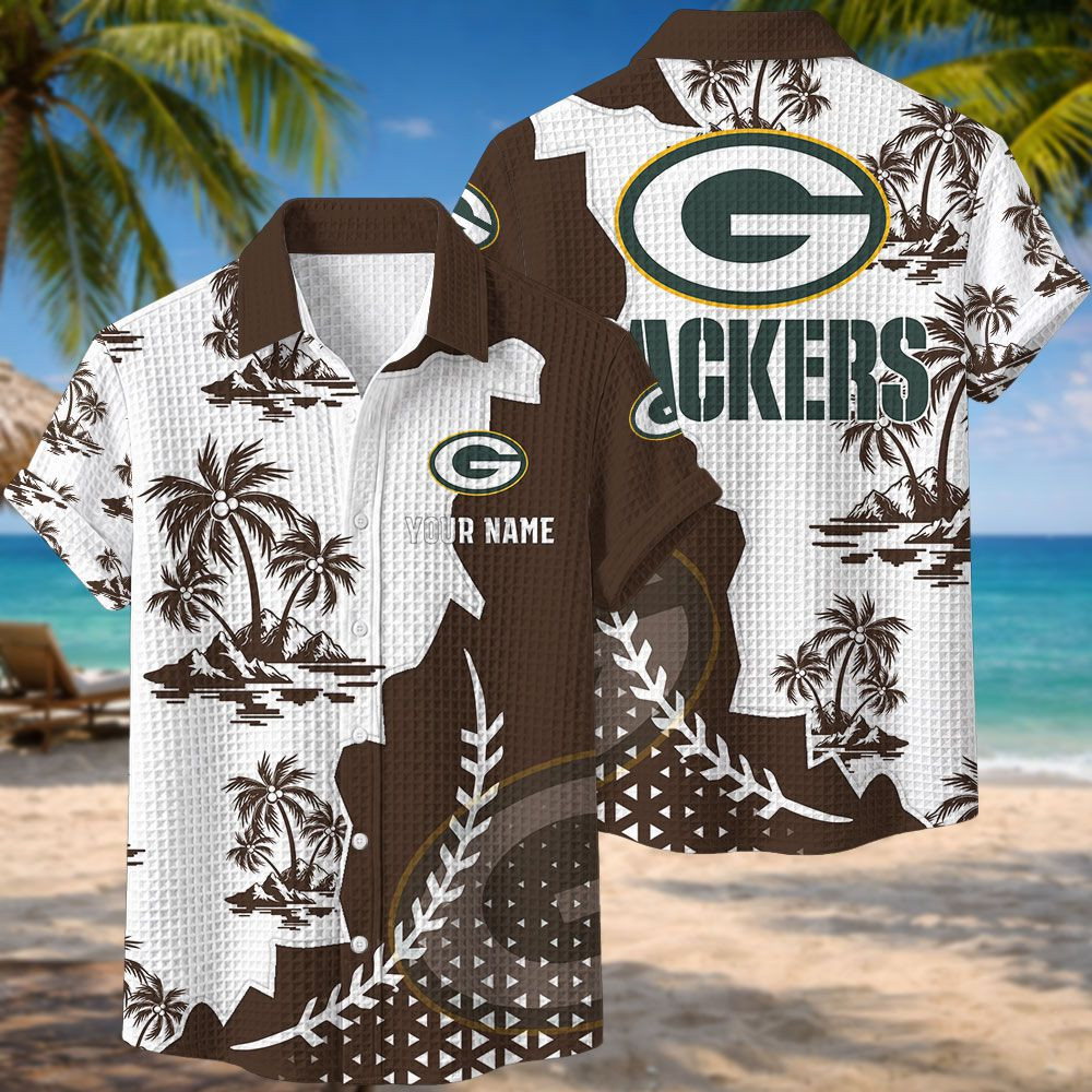 Green Bay Packers NFL Waffle Hawaiian Shirt PBPF2IA