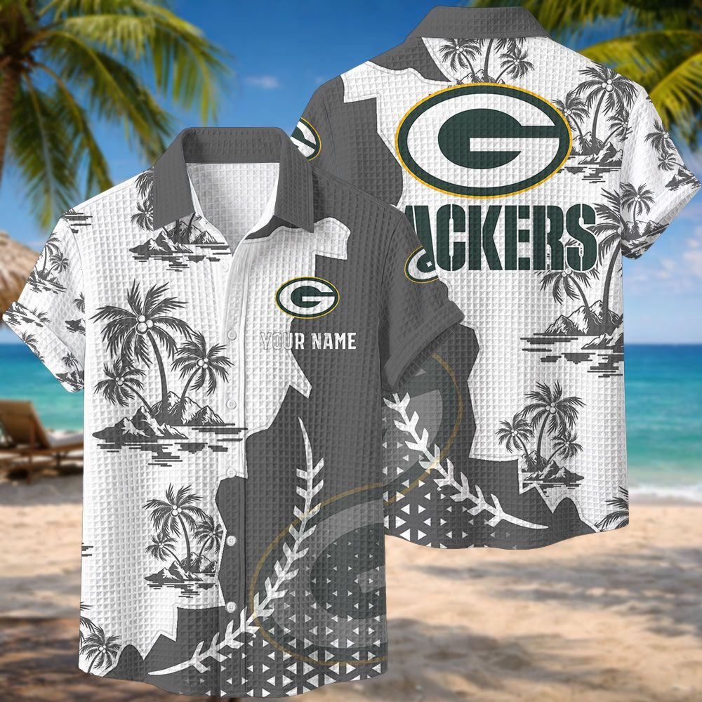 Green Bay Packers NFL Waffle Hawaiian Shirt PBPF2IA