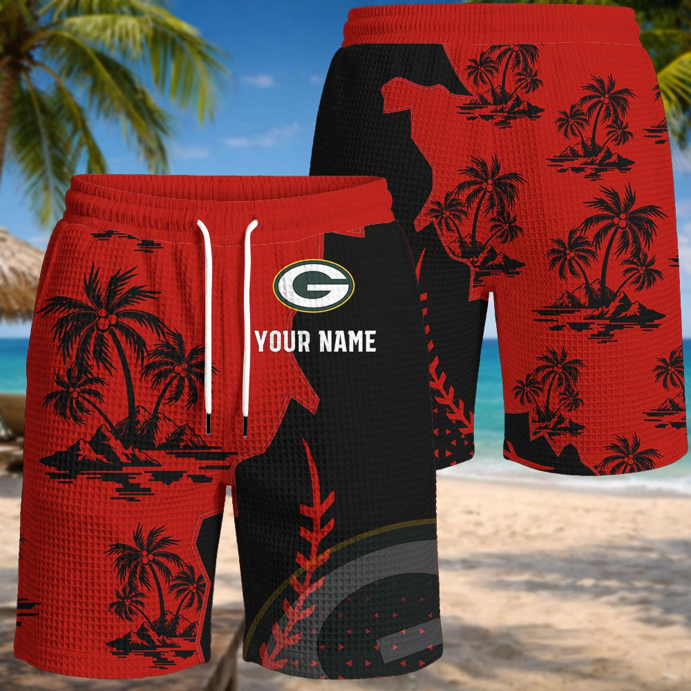 Green Bay Packers NFL Waffle Hawaiian Shirt PBPF2IA