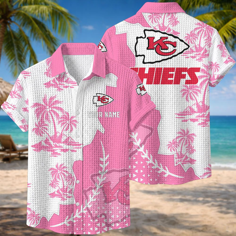 Kansas City Chiefs NFL Waffle Hawaiian Shirt PB5J588