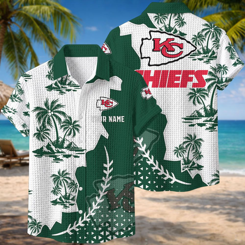 Kansas City Chiefs NFL Waffle Hawaiian Shirt PB5J588
