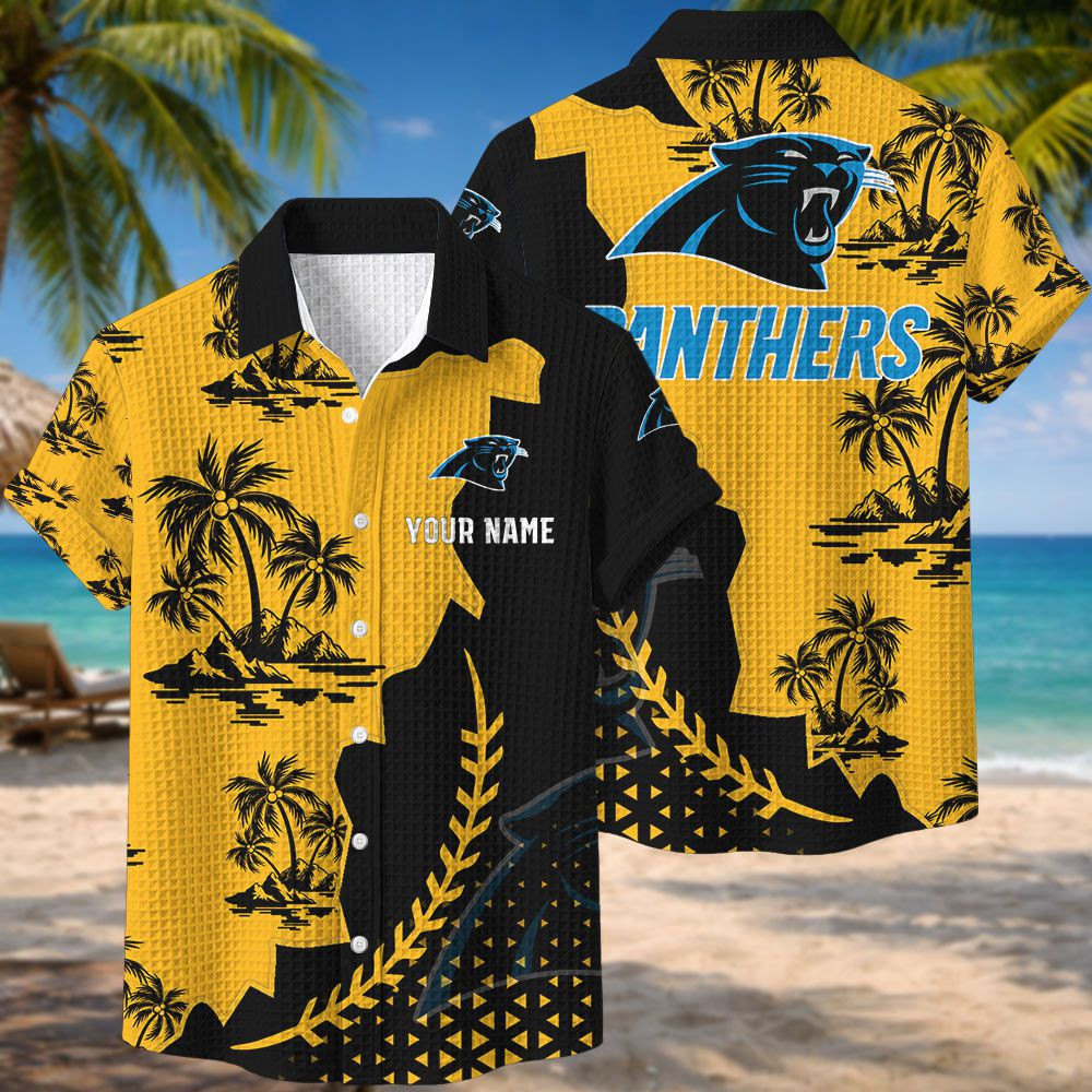 Carolina Panthers NFL Waffle Hawaiian Shirt PBZFO28