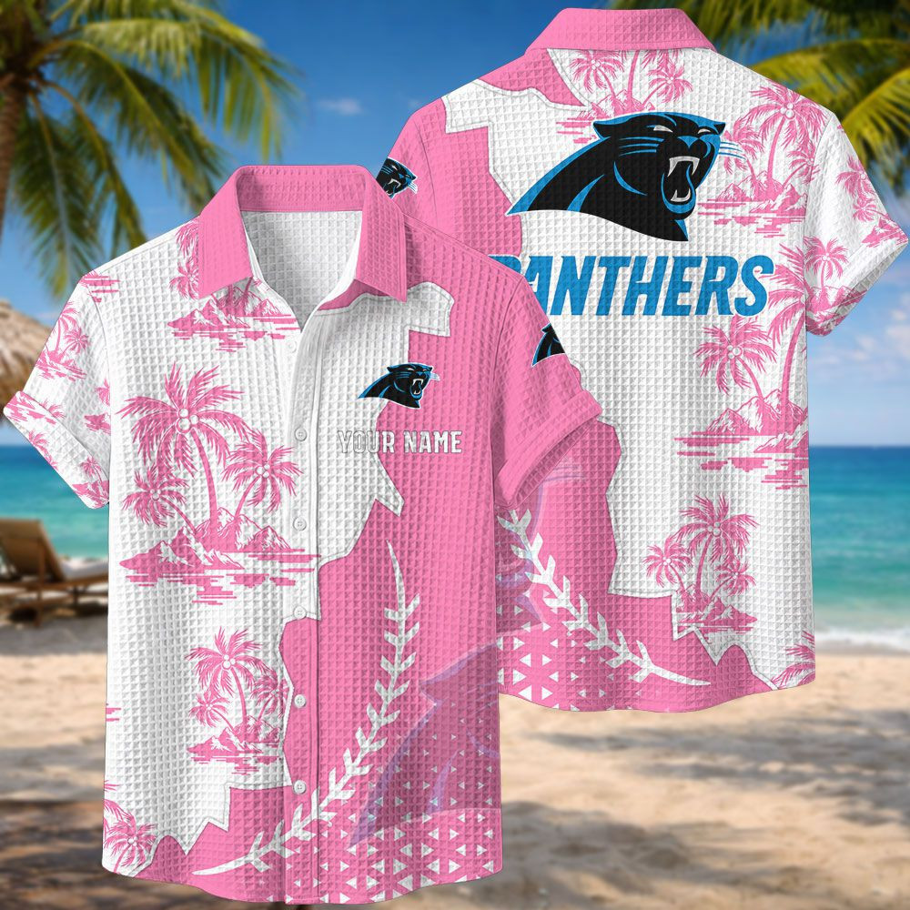 Carolina Panthers NFL Waffle Hawaiian Shirt PBZFO28