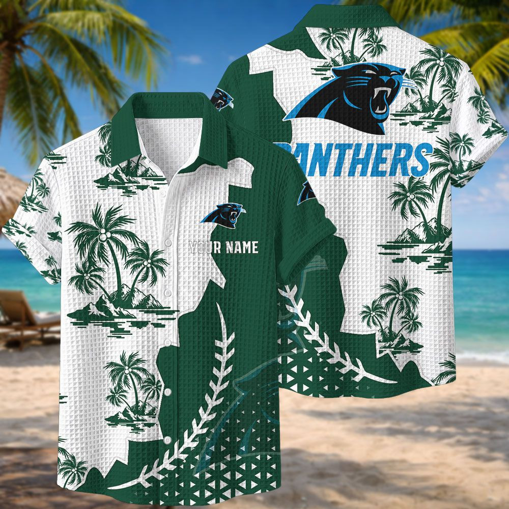 Carolina Panthers NFL Waffle Hawaiian Shirt PBZFO28