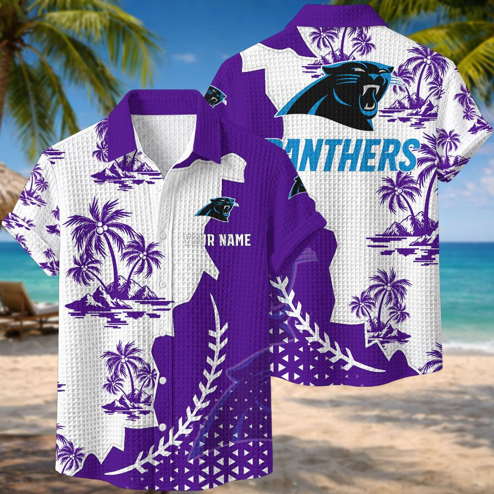 Carolina Panthers NFL Waffle Hawaiian Shirt PBZFO28