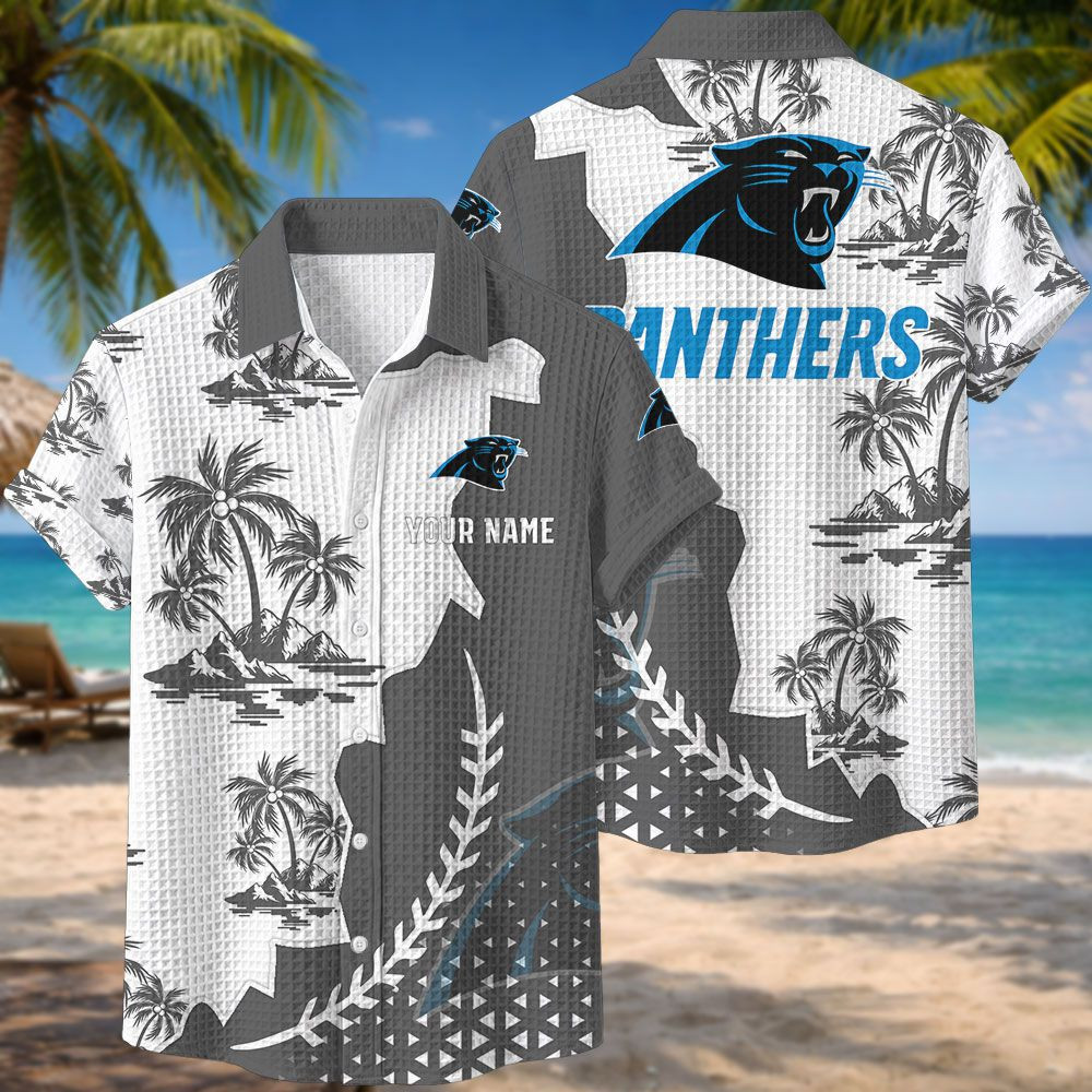 Carolina Panthers NFL Waffle Hawaiian Shirt PBZFO28
