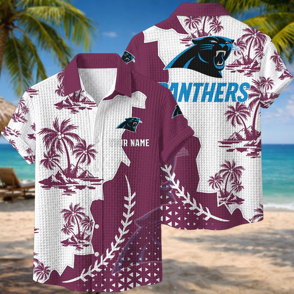 Carolina Panthers NFL Waffle Hawaiian Shirt PBZFO28