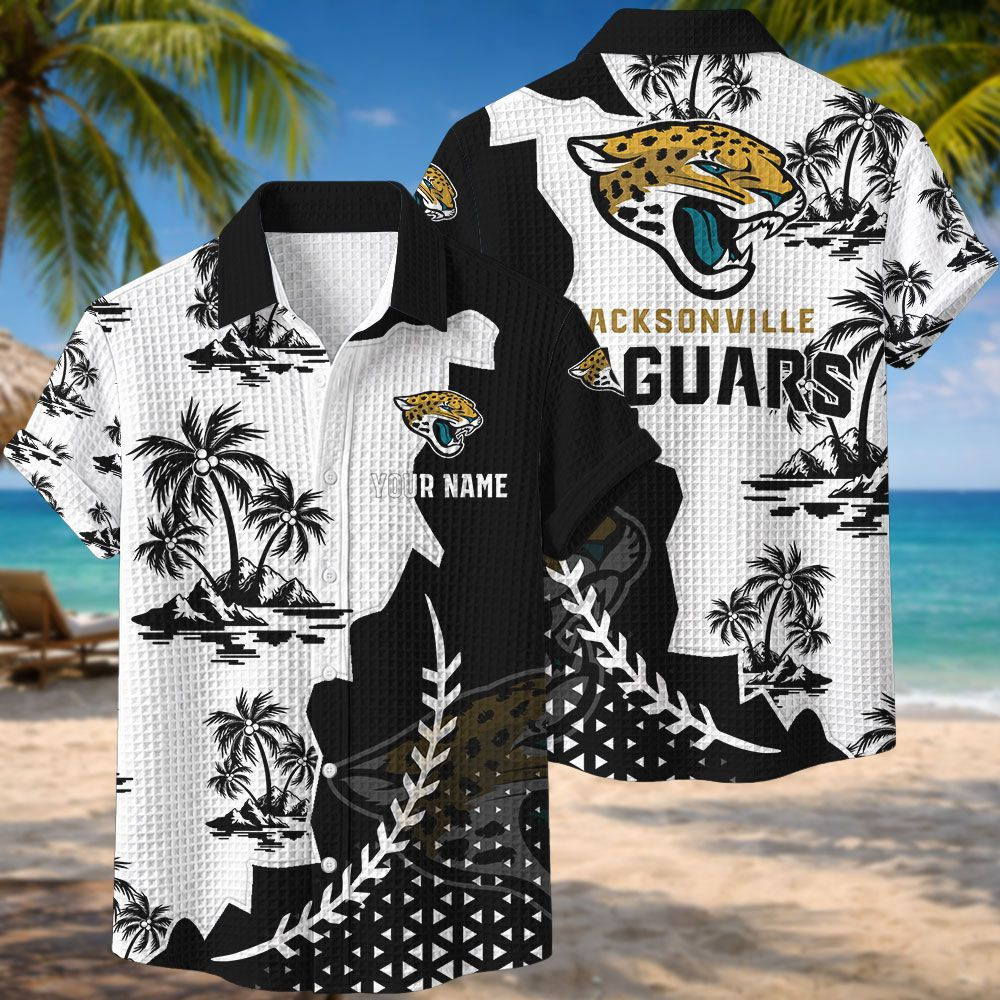 Jacksonville Jaguars NFL Waffle Hawaiian Shirt BRDCT3DA1533