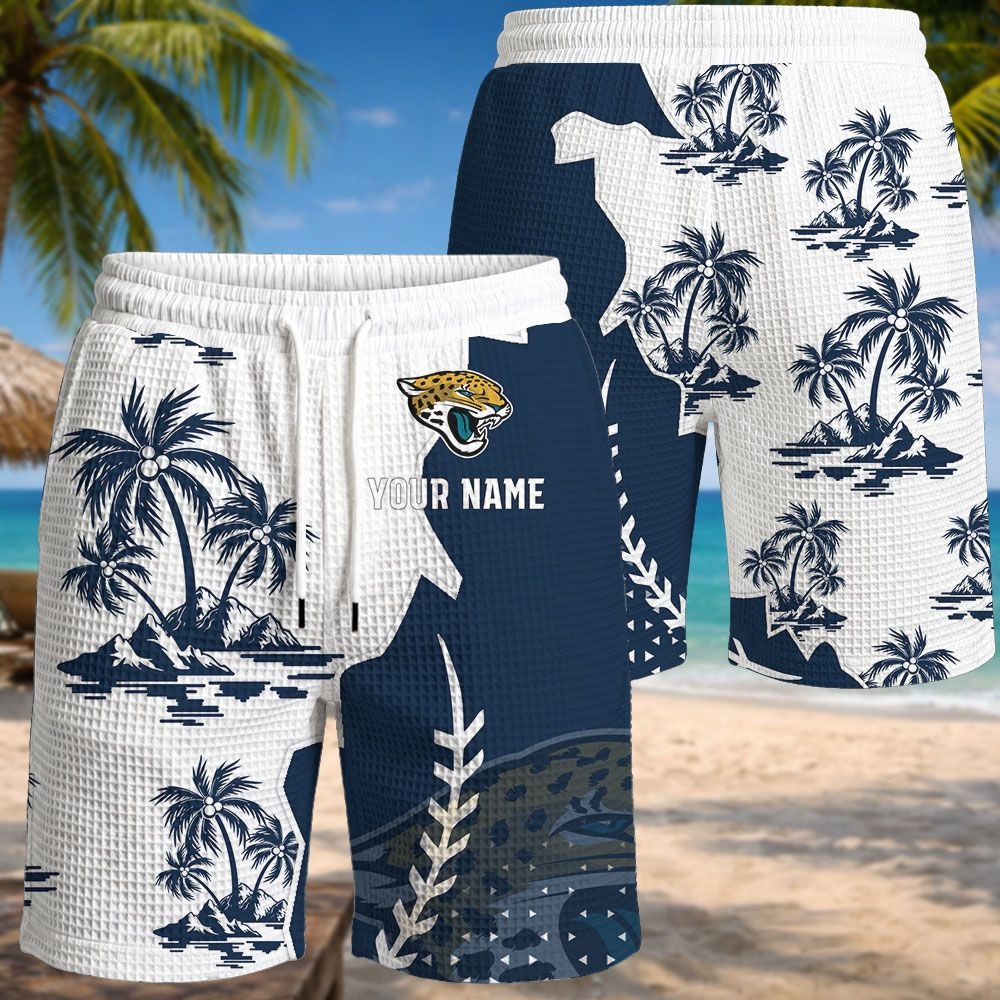 Jacksonville Jaguars NFL Waffle Hawaiian Shirt PBE8NUY