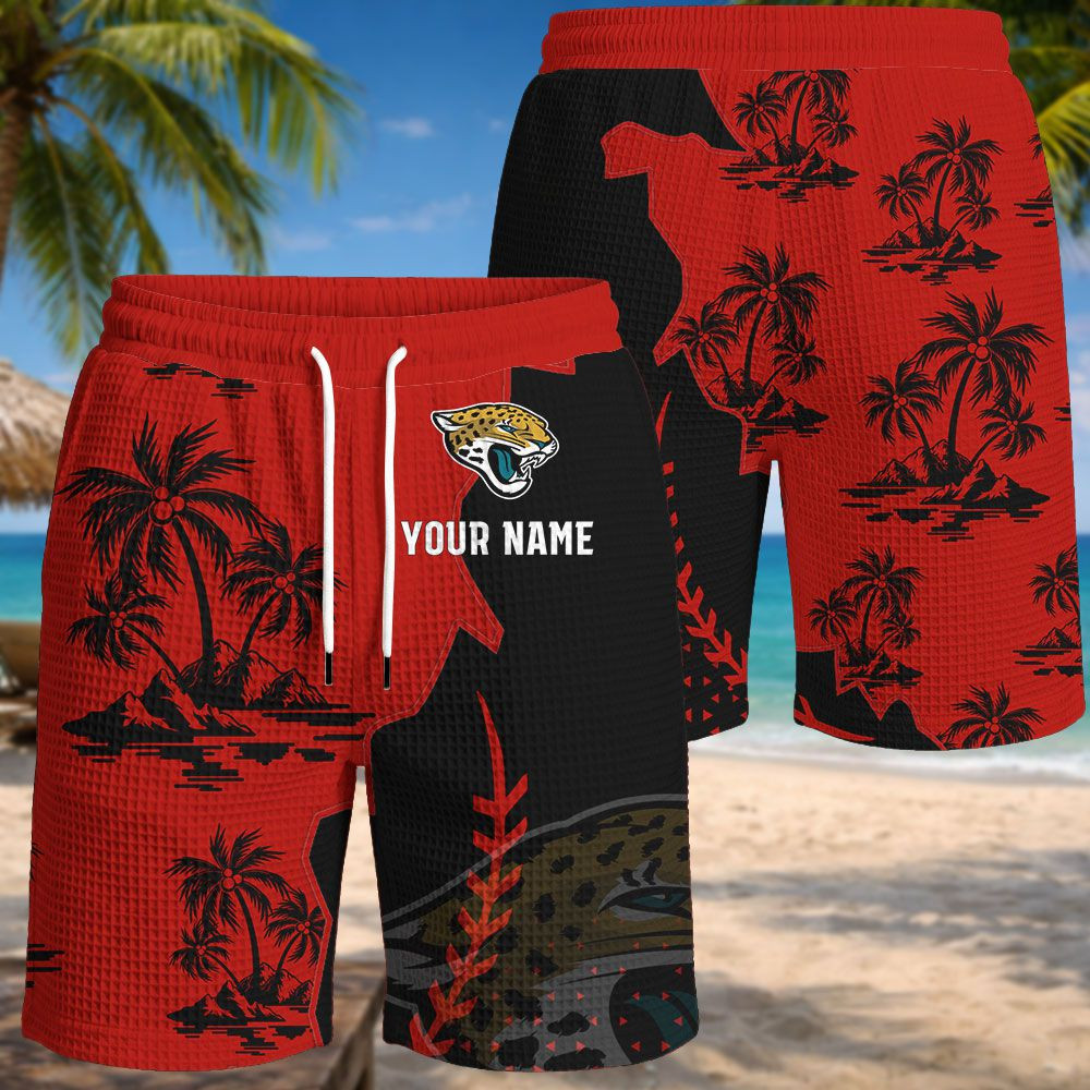 Jacksonville Jaguars NFL Waffle Hawaiian Shirt PBE8NUY