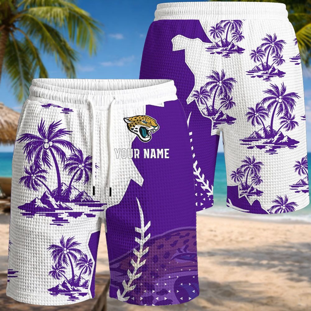 Jacksonville Jaguars NFL Waffle Hawaiian Shirt PBE8NUY