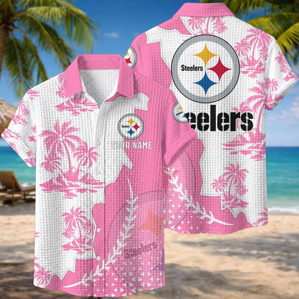 Pittsburgh Steelers NFL Waffle Hawaiian Shirt PBCLJR4