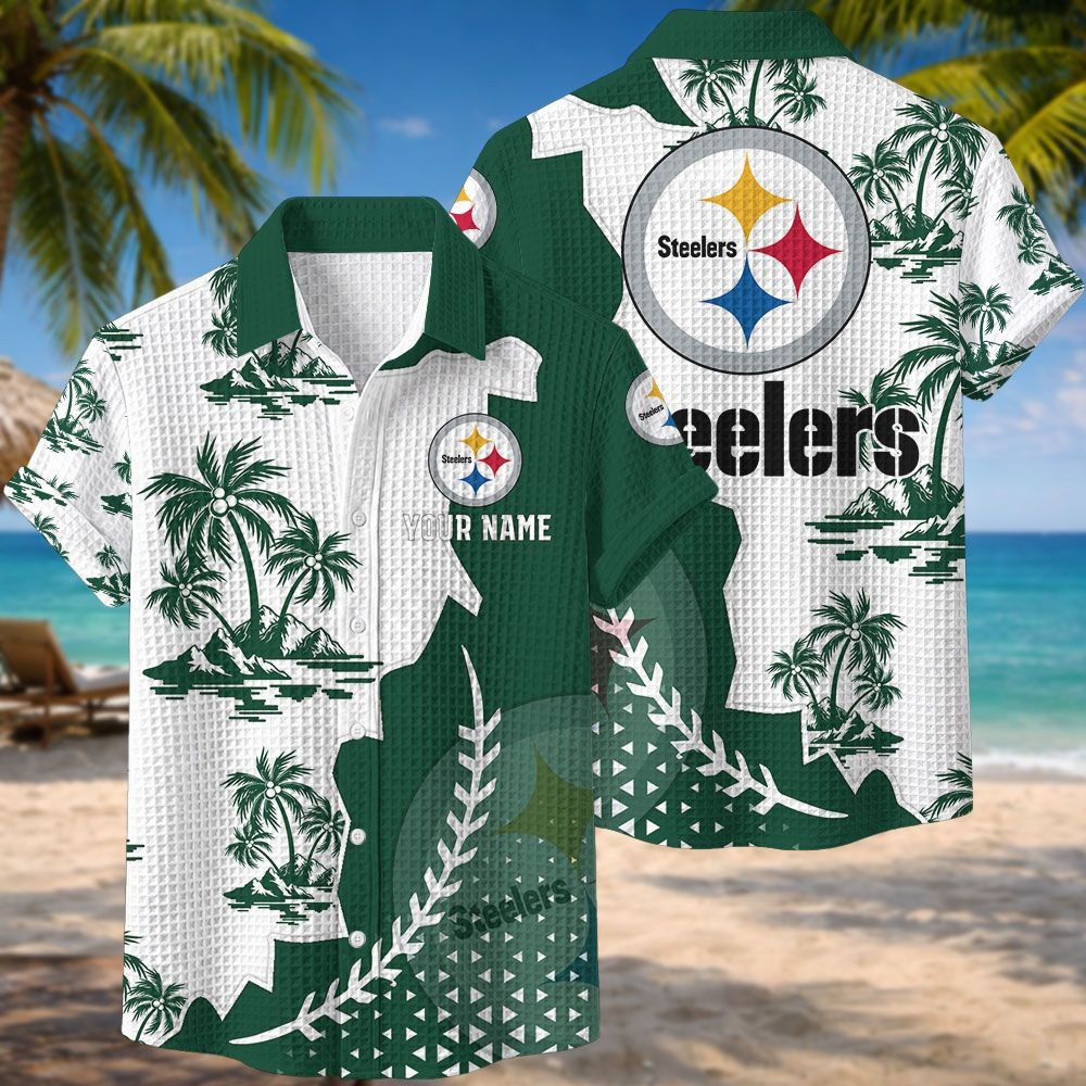 Pittsburgh Steelers NFL Waffle Hawaiian Shirt PBCLJR4