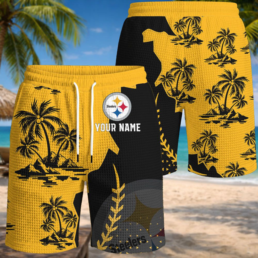 Pittsburgh Steelers NFL Waffle Hawaiian Shirt PBCLJR4