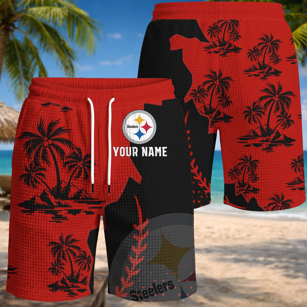 Pittsburgh Steelers NFL Waffle Hawaiian Shirt PBCLJR4