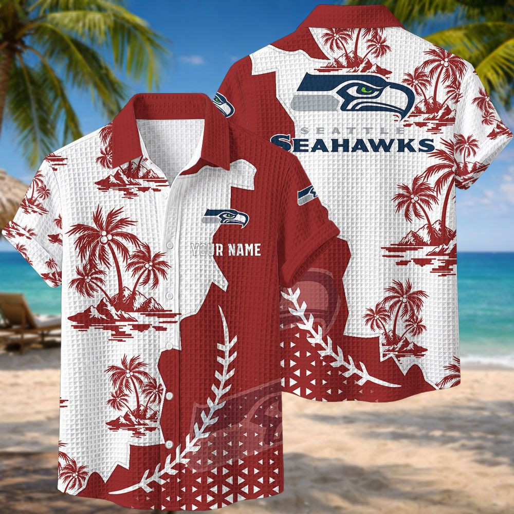Seattle Seahawks NFL Waffle Hawaiian Shirt PB6G1GF