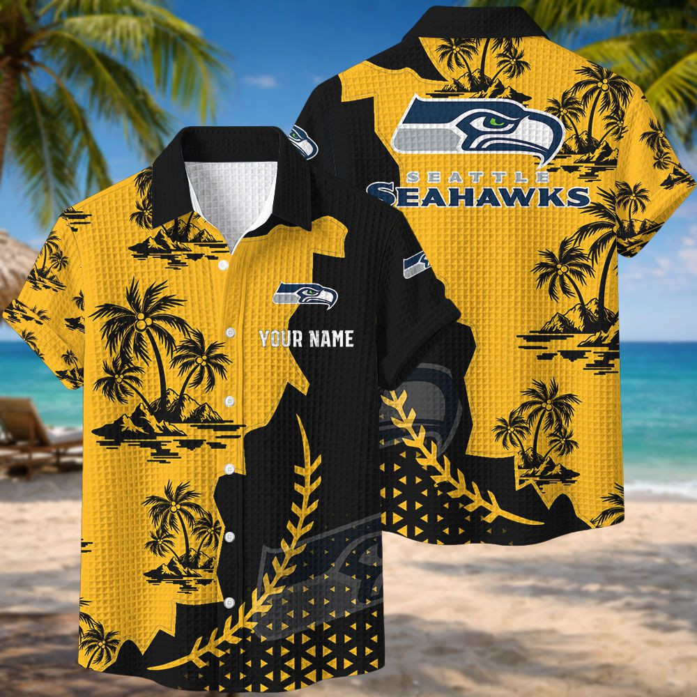 Seattle Seahawks NFL Waffle Hawaiian Shirt PB6G1GF