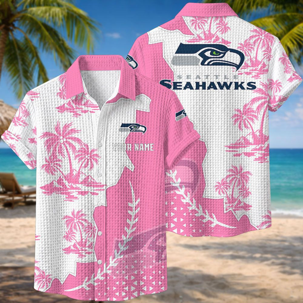 Seattle Seahawks NFL Waffle Hawaiian Shirt PB6G1GF