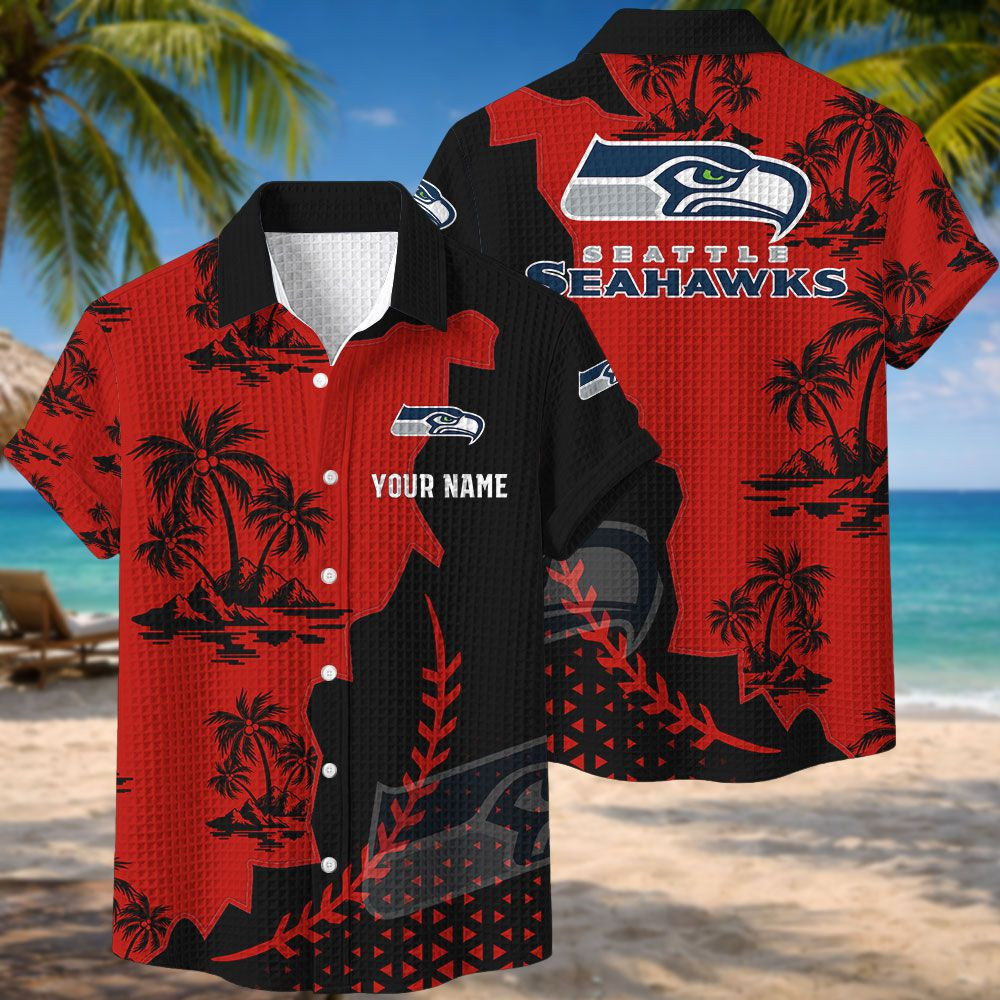 Seattle Seahawks NFL Waffle Hawaiian Shirt PB6G1GF