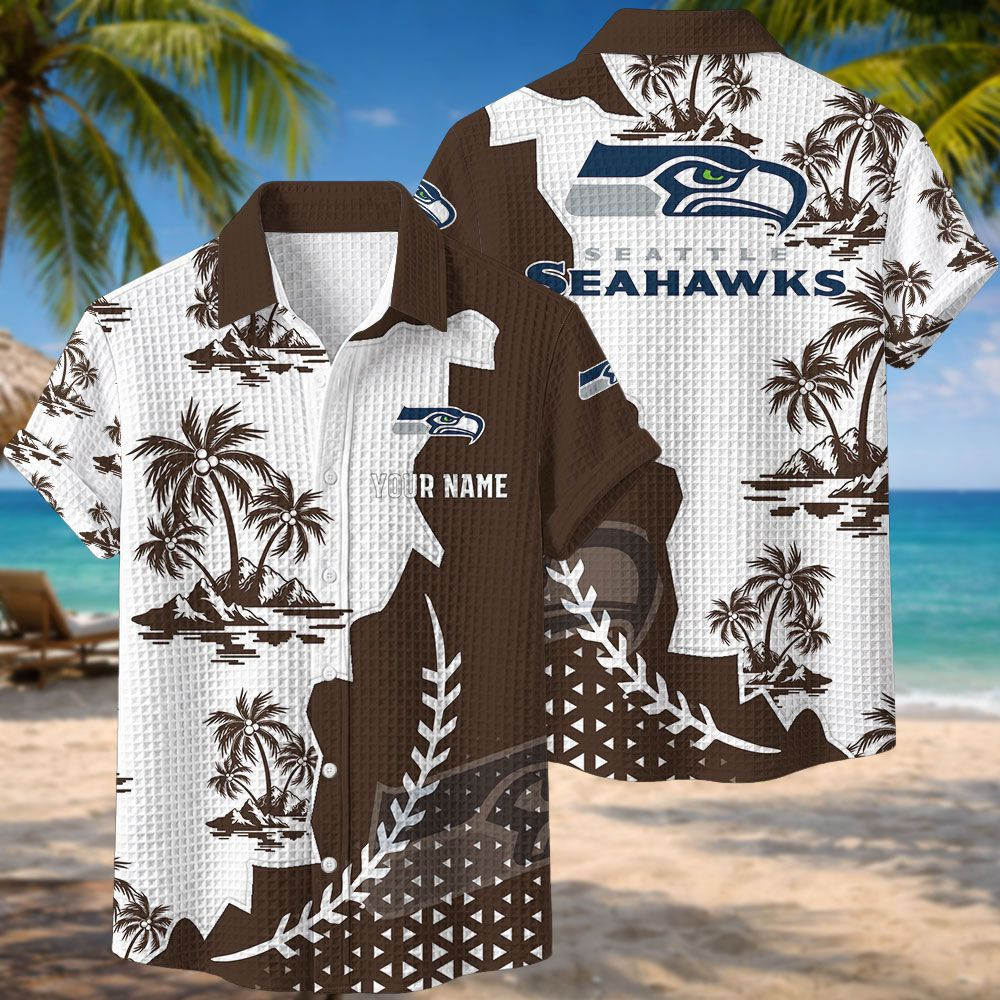 Seattle Seahawks NFL Waffle Hawaiian Shirt PB6G1GF